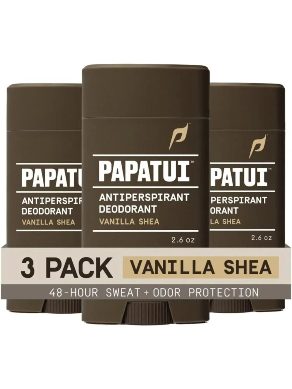 Vanilla Shea Antiperspirant 2.6 oz - 3-Pack, Long-Lasting Freshness & Odor